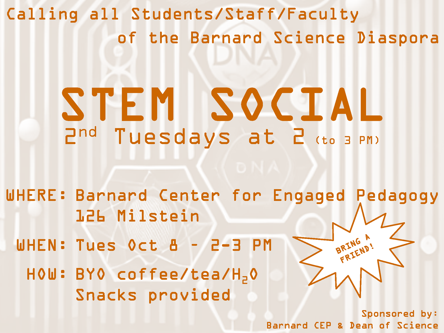 STEM Social Flyer